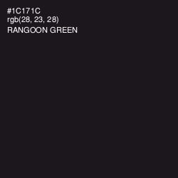 #1C171C - Rangoon Green Color Image